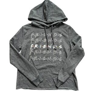 Friends The Television‎ Series Graphic Gray Cropped Hoodie Comfy Everyday